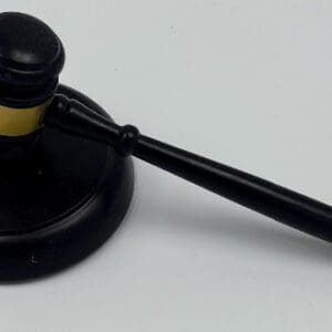 Gavel and block